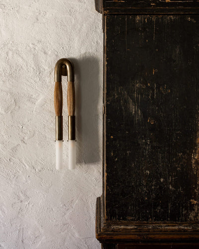 Aurelielle Wall Lamp Horsehair Brass
