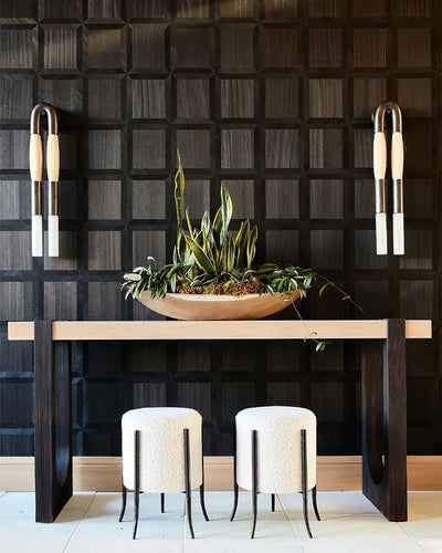 Aurelielle Wall Lamp Horsehair Brass