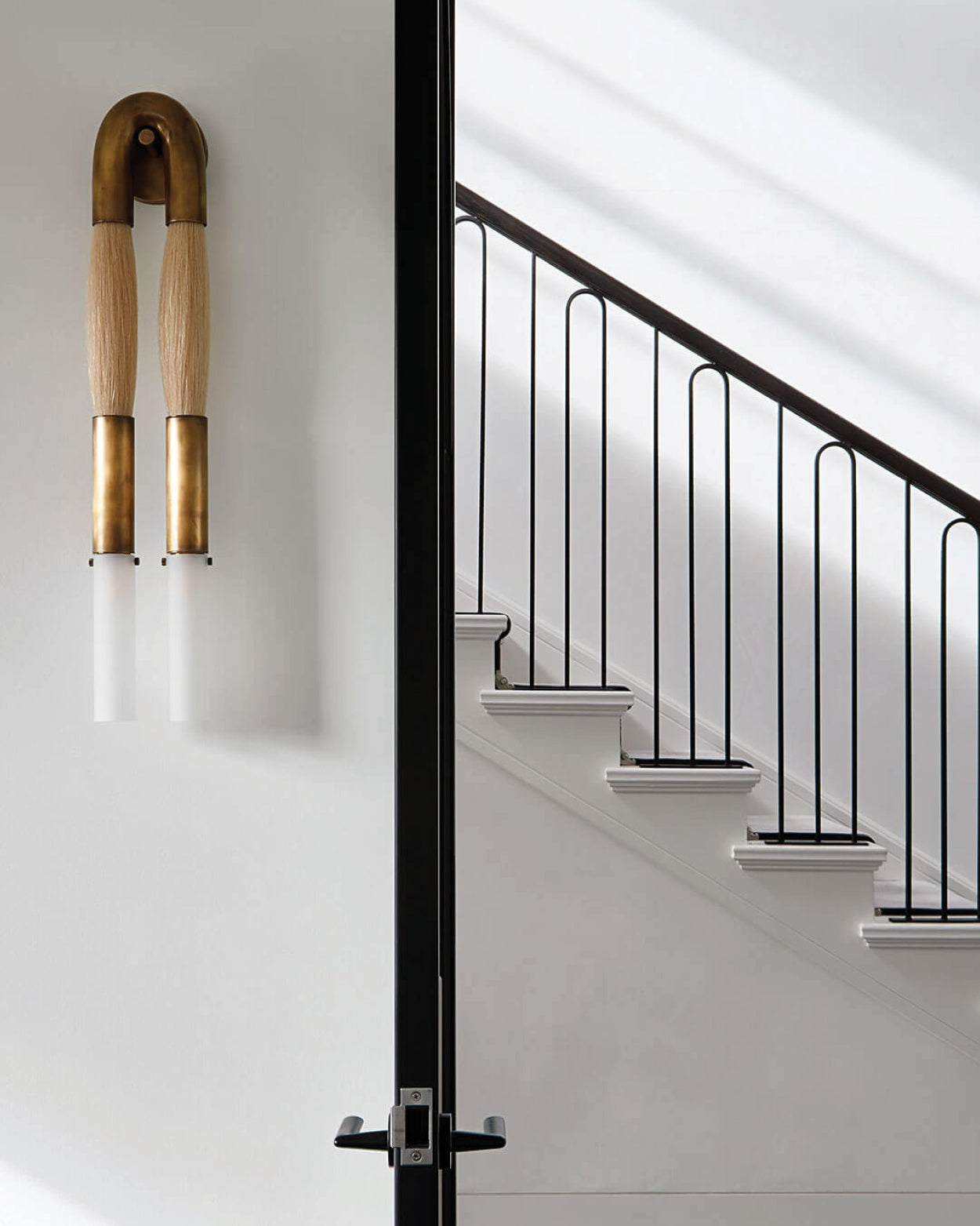 Aurelielle Wall Lamp Horsehair Brass