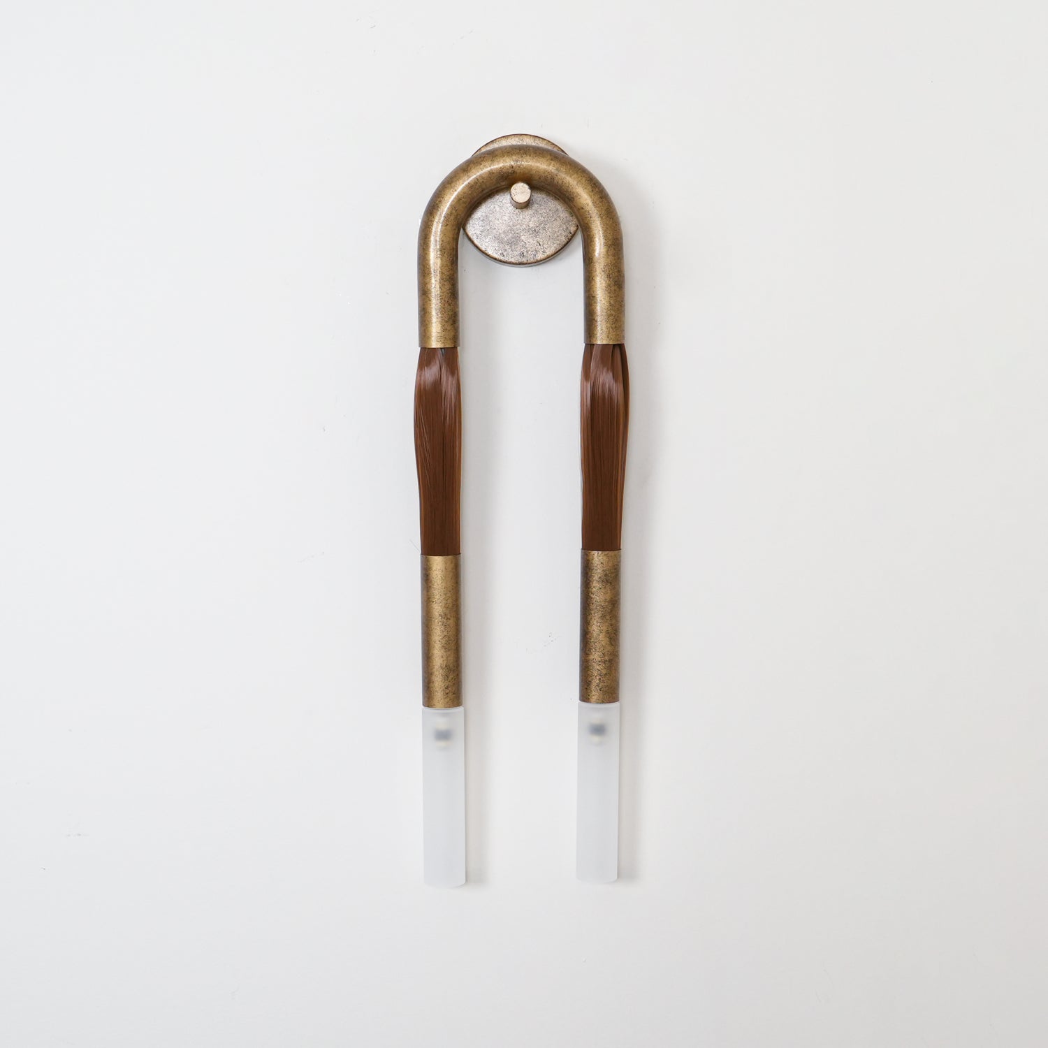 Aurelielle Wall Lamp Horsehair Brass