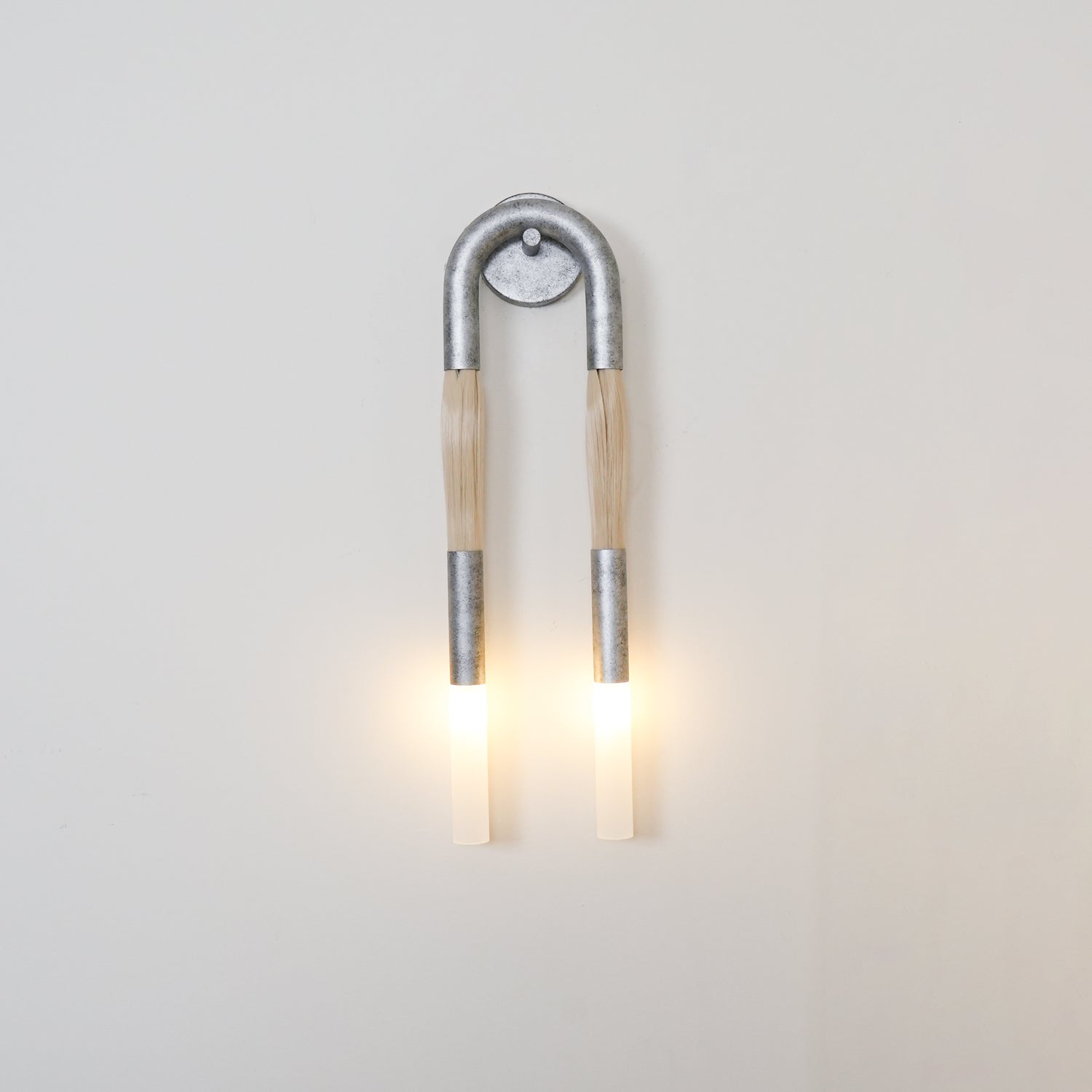Aurelielle Wall Lamp Horsehair Brass