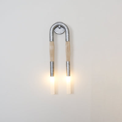 Aurelielle Wall Lamp Horsehair Brass