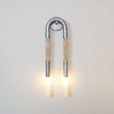 Aurelielle Wall Lamp Horsehair Brass