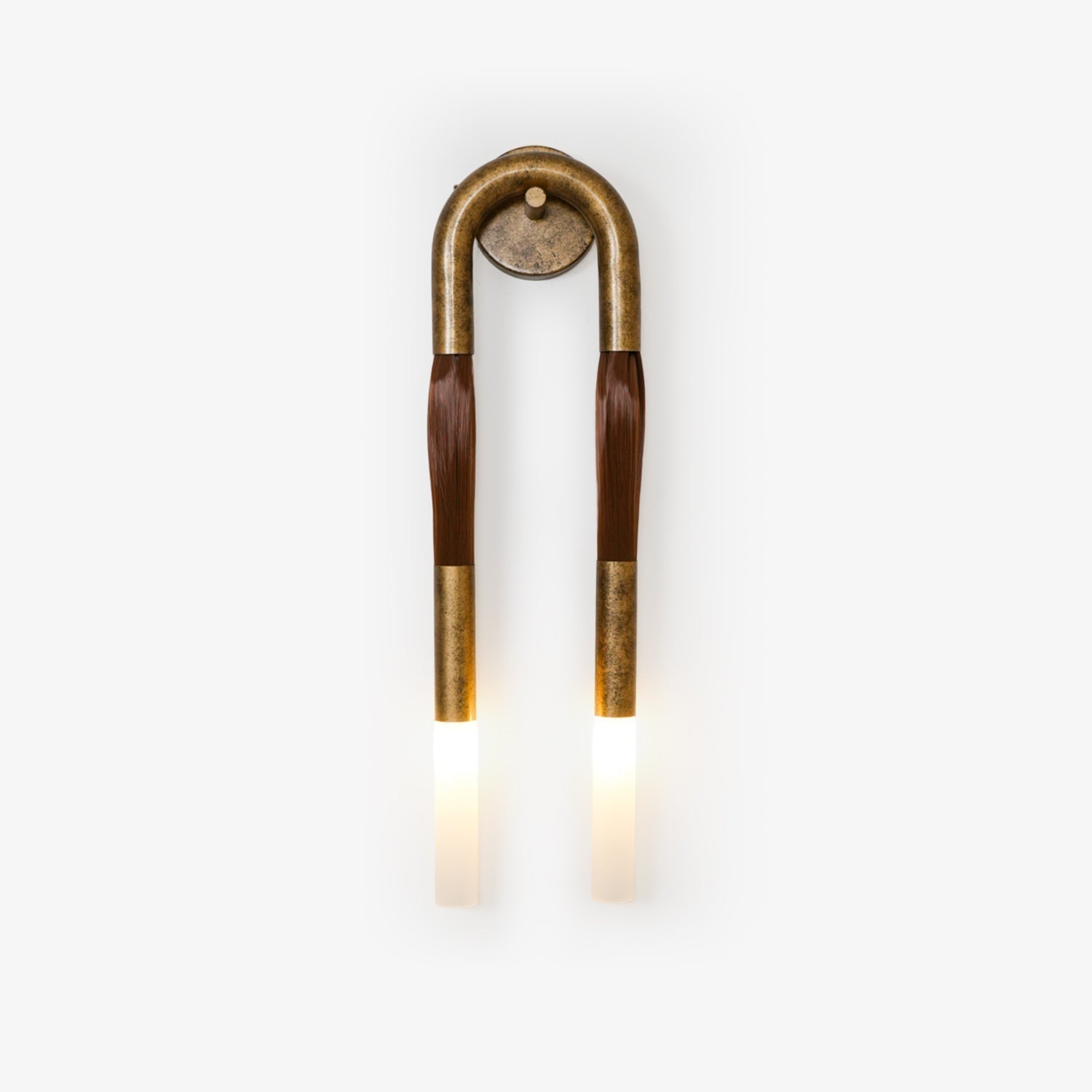 Aurelielle Wall Lamp Horsehair Brass