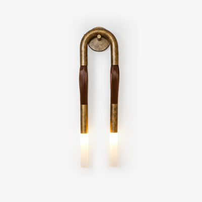 Aurelielle Wall Lamp Horsehair Brass