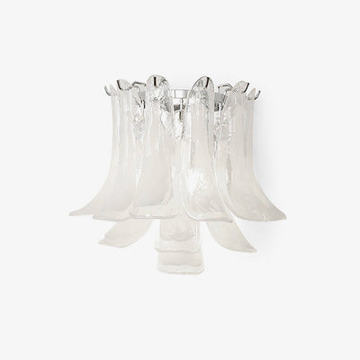 Celarelle Wall Lamp Petal Glass Horseshoe Shaped Minimalist