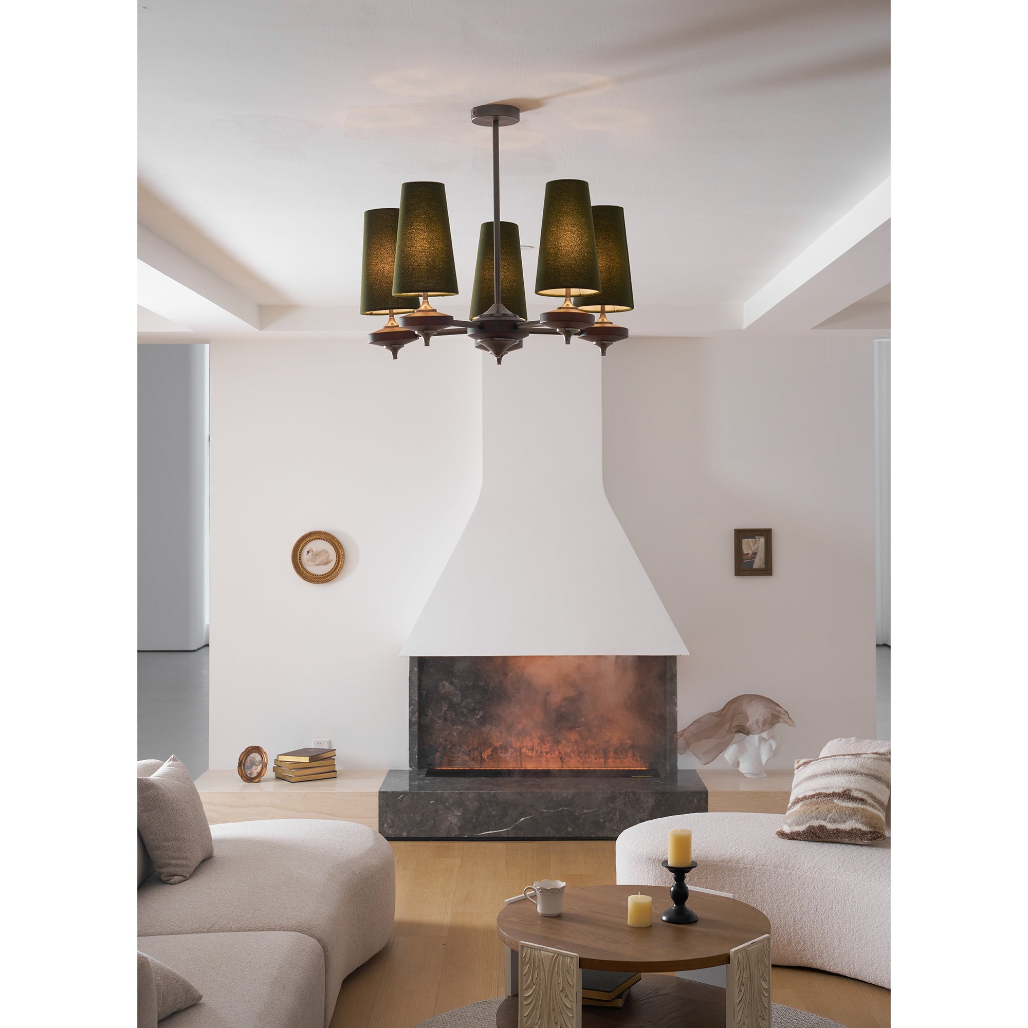 Pinewick Hour Rho Chandelier