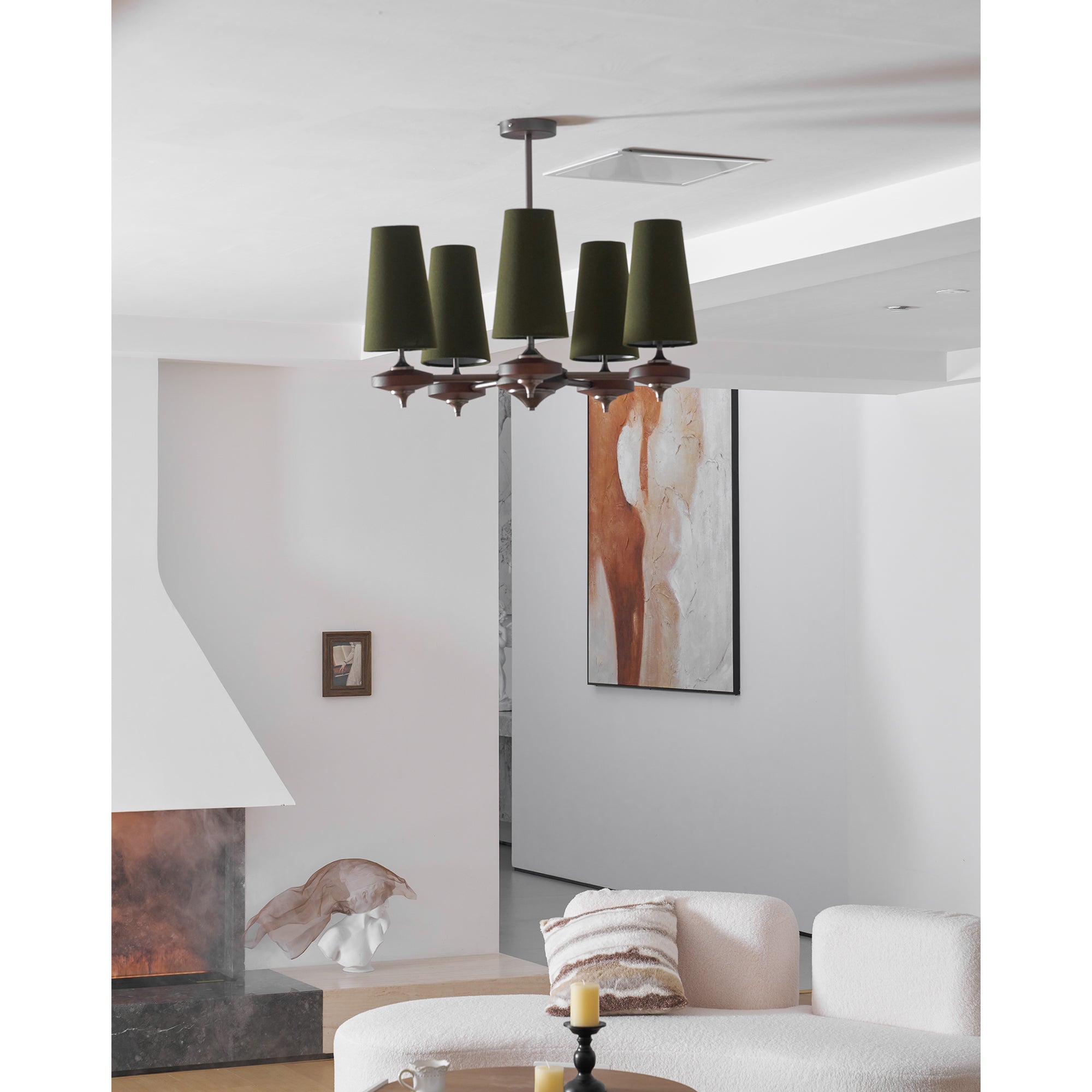 Pinewick Hour Rho Chandelier