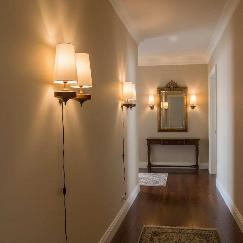 Norfield Hour Rho Plug In Indoor Wall Light