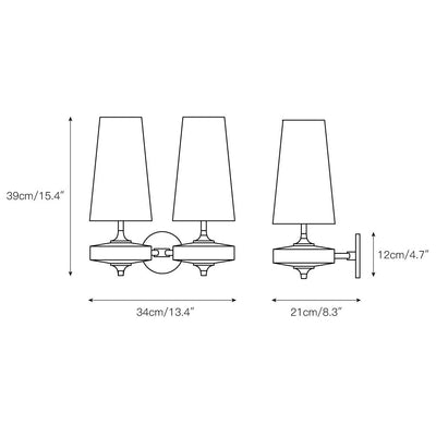 Aurewood Hour Rho Indoor Wall Light