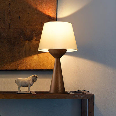 Tempo Vintage Wood Table Lamp