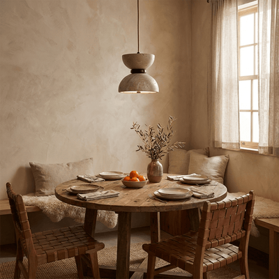 Tavareria Hourglass Travertine Pendant Lamp
