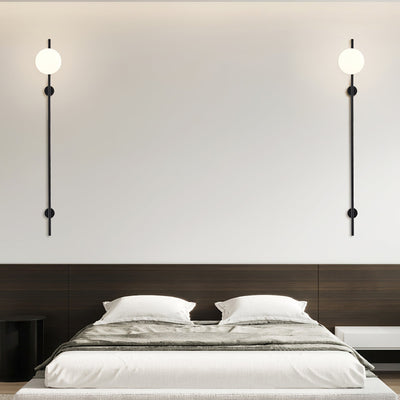 Evshaora Modern Minimalist Glass Wall Light