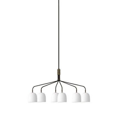 Casorira Chandelier Black Brass Industrial