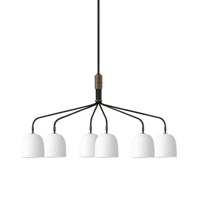Casorira Chandelier Black Brass Industrial
