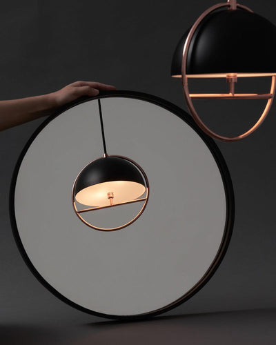 Zephira Steel Classic Pendant Lamp