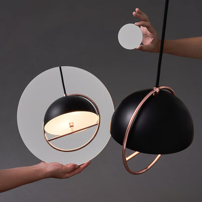 Zephira Steel Classic Pendant Lamp