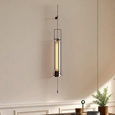 Lioralora Modern Minimalist Cylinder Glass Sconce Wall Lamp