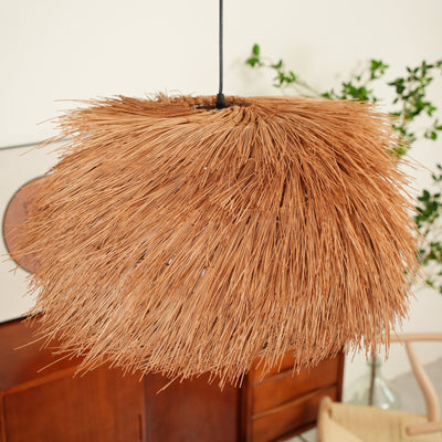 Wickora Vintage Wicker Pendant Lamp
