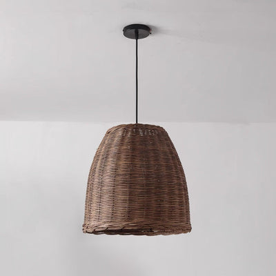 Wickora Vintage Wicker Pendant Lamp