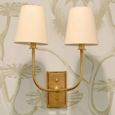 Silva Tapered Modern Fabric Wall Light