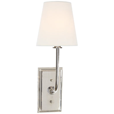 Silva Tapered Modern Fabric Wall Light