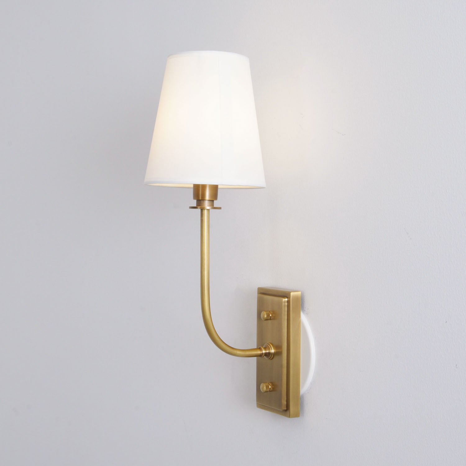 Silva Tapered Modern Fabric Wall Light