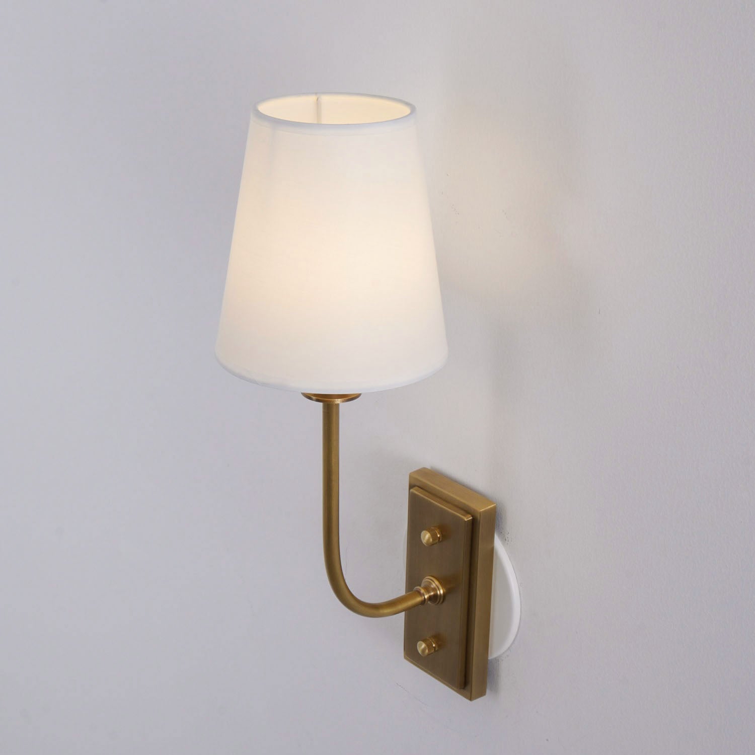 Silva Tapered Modern Fabric Wall Light