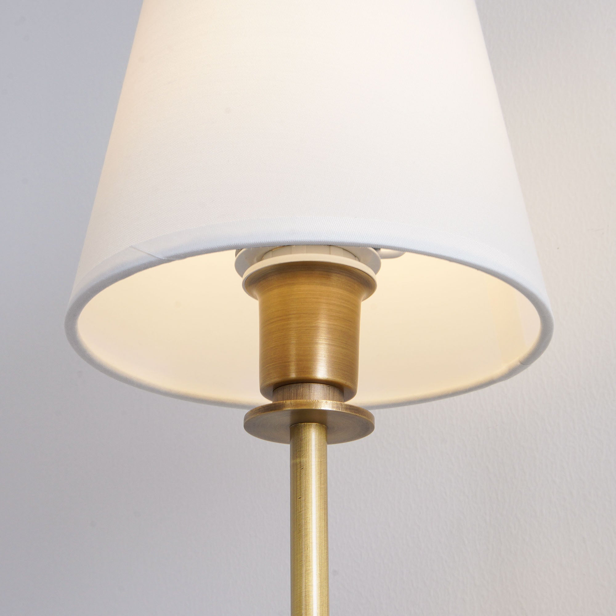 Silva Tapered Modern Fabric Wall Light
