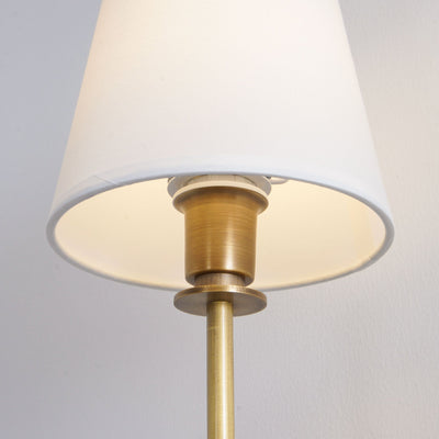 Silva Tapered Modern Fabric Wall Light