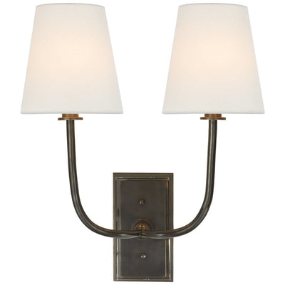 Silva Tapered Modern Fabric Wall Light