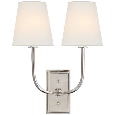 Silva Tapered Modern Fabric Wall Light