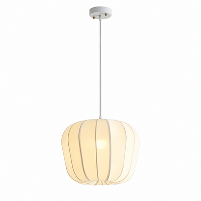 Fallowmere Ribbed Stretch Fabric Pendant Lamp