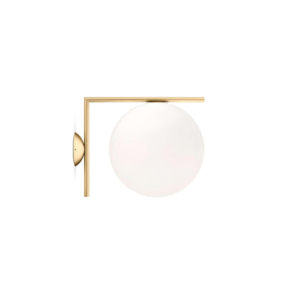 Joanna Modern Minimalist Opal Blown Glass Wall Lamp