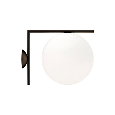Joanna Modern Minimalist Opal Blown Glass Wall Lamp
