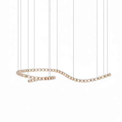 Nexus Gold  Crystal Chandelier