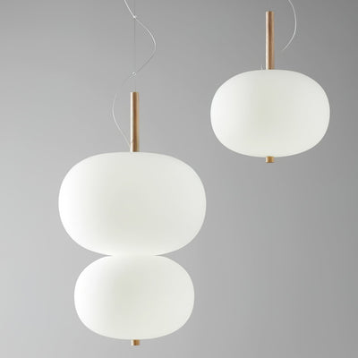 Duality Modern Glass Pendant Light