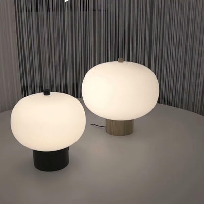 Jaldes Wood & Glass Table Lamp