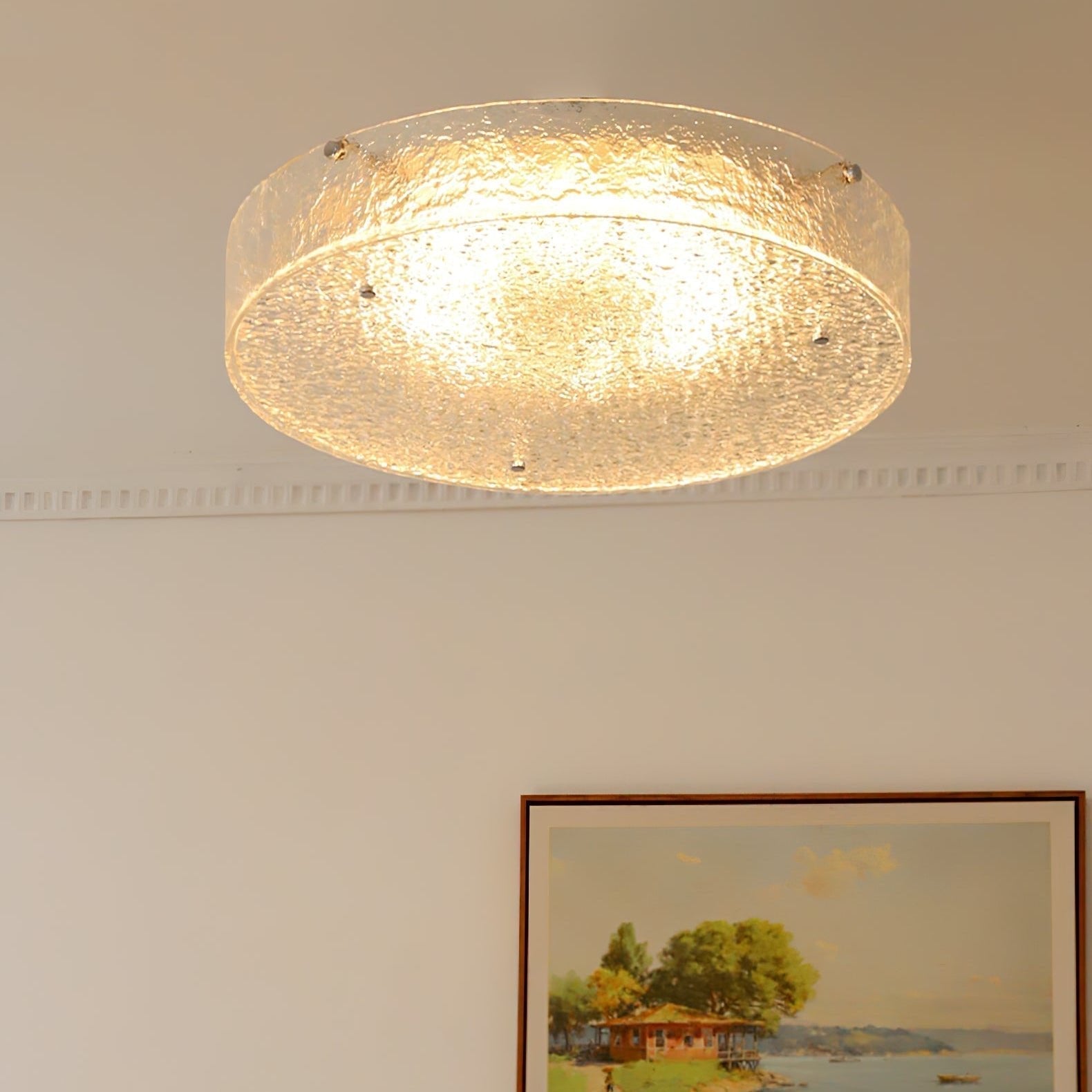 Vek Ceiling Lamp Illuminese Acrylic Iron Elegant