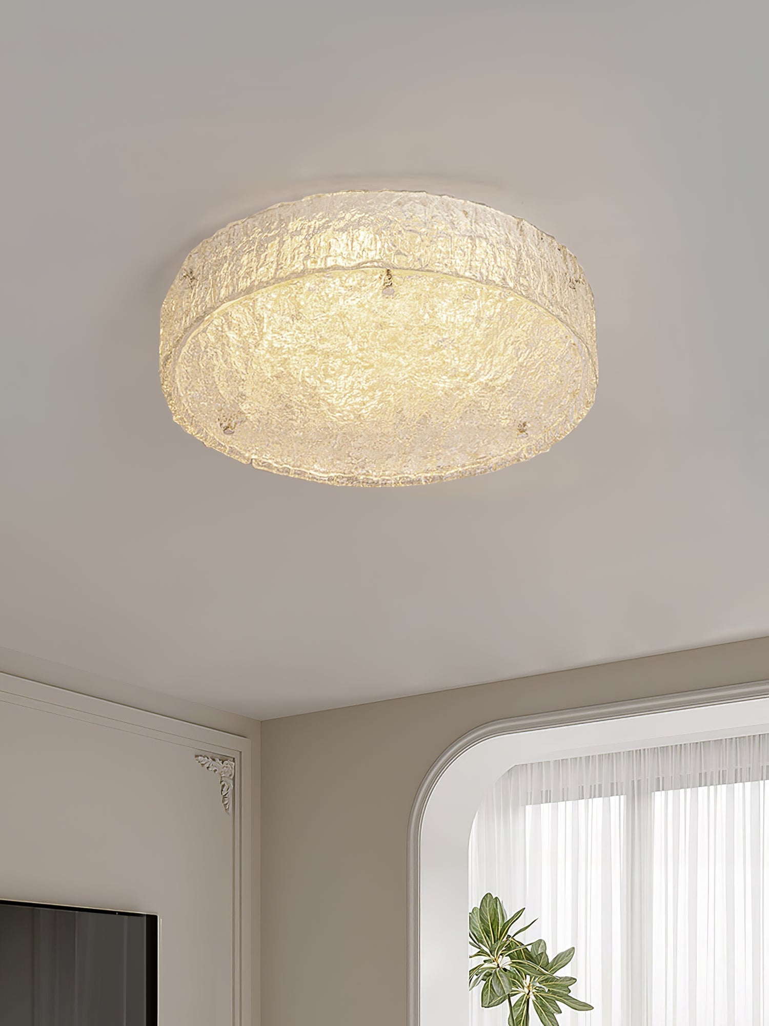 Vek Ceiling Lamp Illuminese Acrylic Iron Elegant