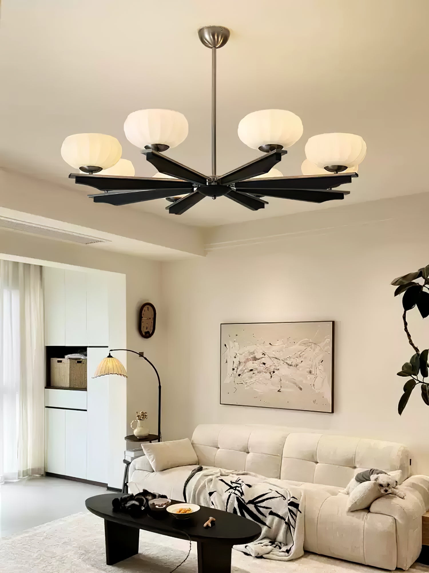 Uzoror Traditional Elegance Vintage Wood Chandelier