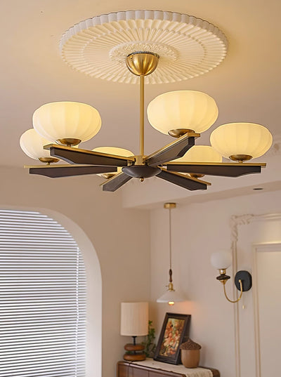 Uzoror Traditional Elegance Vintage Wood Chandelier