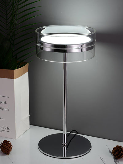 Lioreette Chrome & Glass Table Lamp
