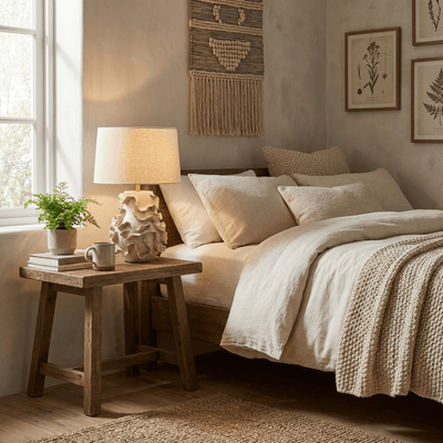 Elieielle Ruffled Ceramic Table Lamp