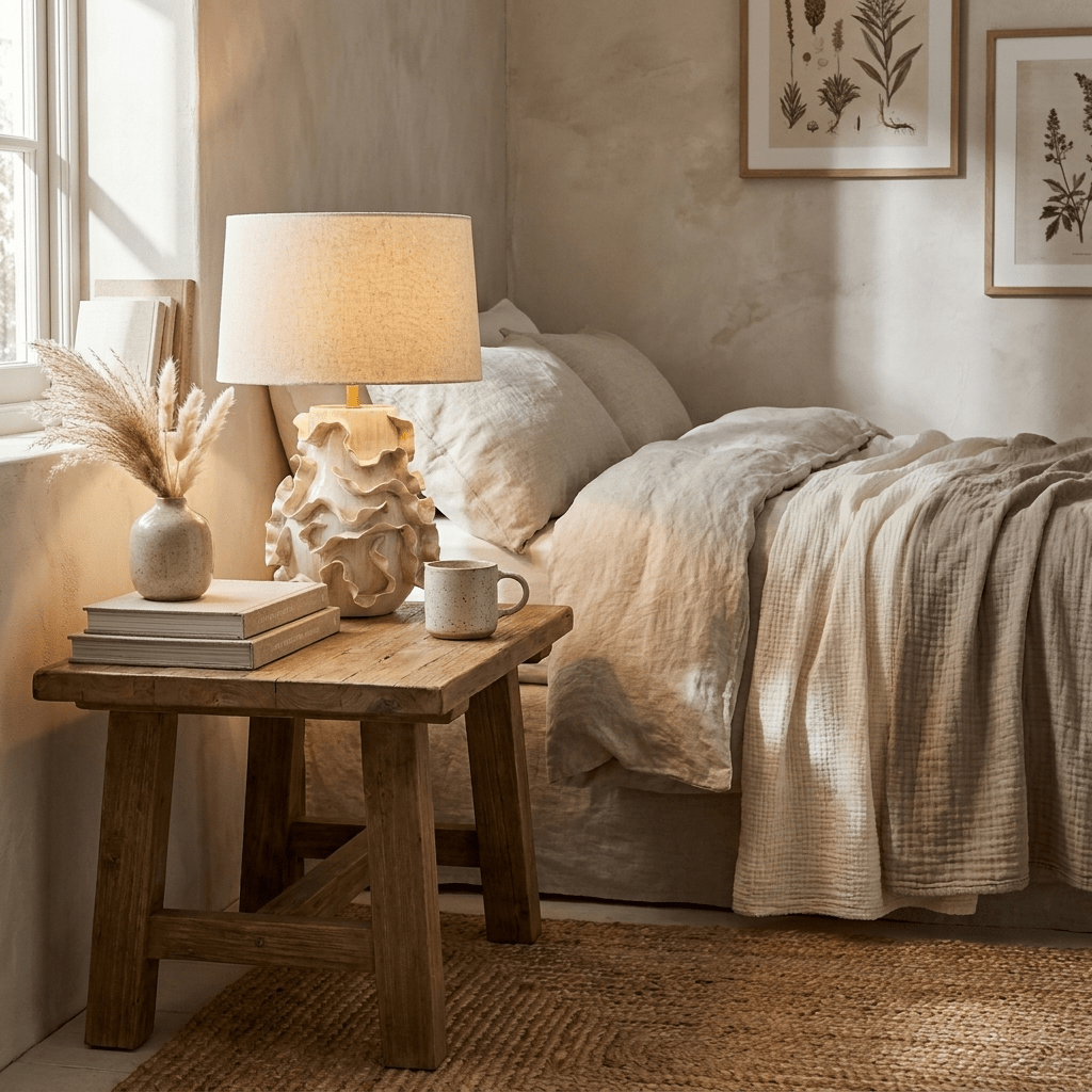 Elieielle Ruffled Ceramic Table Lamp