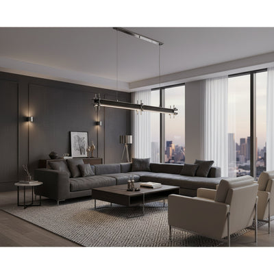 Kolve Industrial Axis Linear Pendant Lamp
