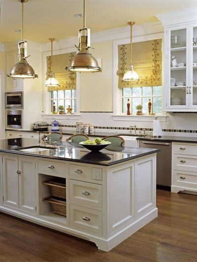 Silven Pendant Lamp Brass Ribbed Dome Industrial