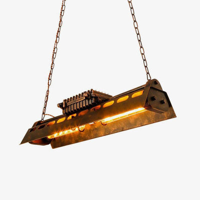 Mael Chandelier Industrial Rectangular Frame