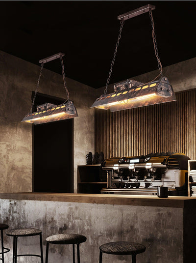 Mael Chandelier Industrial Rectangular Frame