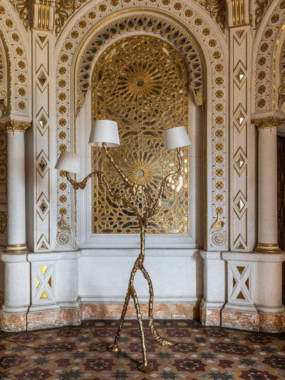 Dendria Triple-Arm Branch Sculptural Floor Lamp